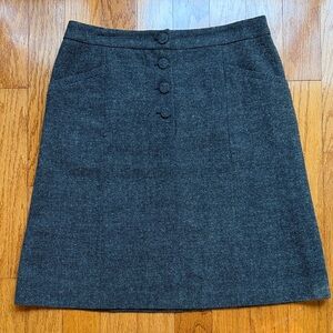 H&M Charcoal A-Line Skirt